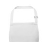 Фартук Andrea плотностью 240 г/м² с регулируемой завязкой на шее - Белый