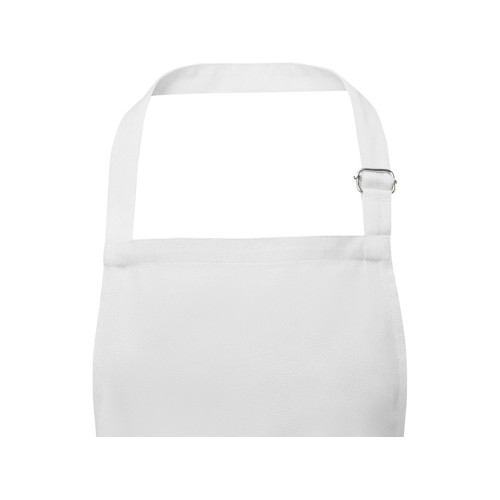 Фартук Andrea плотностью 240 г/м² с регулируемой завязкой на шее - Белый