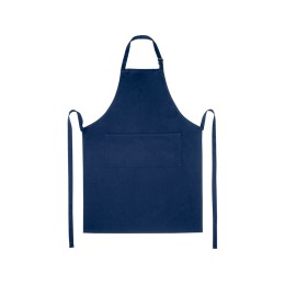 Фартук Andrea плотностью 240 г/м² с регулируемой завязкой на шее - Темно - синий