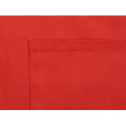 Хлопковый фартук 180gsm, красный