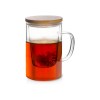 Стеклянная кружка с заварочной емкостью "Milfoil"