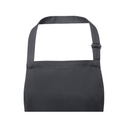 Фартук Andrea плотностью 240 г/м² с регулируемой завязкой на шее - Темно-серый