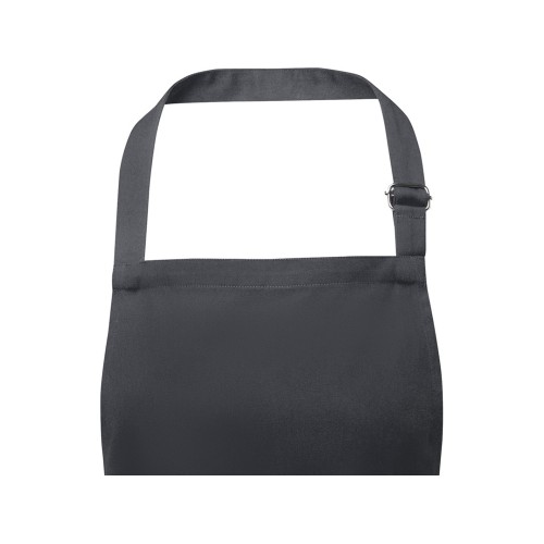 Фартук Andrea плотностью 240 г/м² с регулируемой завязкой на шее - Темно-серый