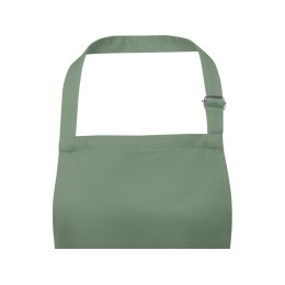 Фартук Andrea плотностью 240 г/м² с регулируемой завязкой на шее - Зеленый яркий