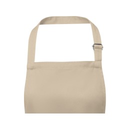 Фартук Andrea плотностью 240 г/м² с регулируемой завязкой на шее - Oatmeal