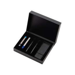 Подарочный набор ручек "Dumas": ручка шариковая и роллер, 4 стержня (2 шариковых, 2 роллера), футляр