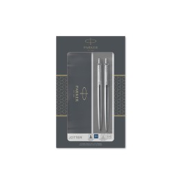 Набор «Parker Jotter Core Stainless Steel CT» ручка шариковая, карандаш механический