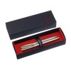 Набор Pierre Cardin PEN&PEN: ручка шариковая + роллер. Цвет - серебристо-бежевый. Упаковка Е.