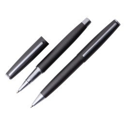 Сет ручек "Roosevelt" шариковая и роллер, цвет оружейной стали