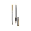 Набор Pierre Cardin PEN&PEN: ручка шариковая + роллер. Цвет - серебристо-бежевый. Упаковка Е.
