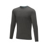 Ponoka мужская футболка из органического хлопка, длинный рукав, storm grey