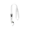 Шнурок Sagan с отстегивающейся пряжкой, держатель для телефона, белый