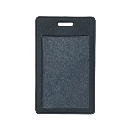 Вертикальный чехол для пропуска из экокожи "Alicante", темно-синий