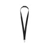 Ланьярд с карабином и замком безопасного разрыва, черный