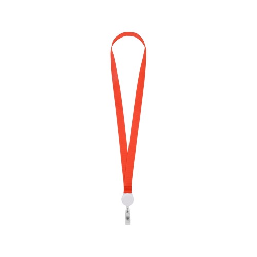 Ланьярд с ретрактором, красный