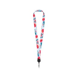 Ланъярд 2 см с ретрактором, черный