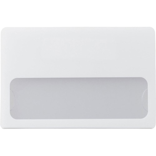 Бейдж с загибушкой(литой) 90х60мм, белый