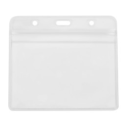 Бейдж Crystal Flat 115*101 мм (внут.размер 107*70 мм), прозрачный