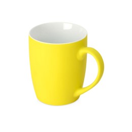 Кружка с покрытием soft-touch “Tulip Gum”, желтый (3955C) (P)