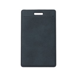 Вертикальный чехол для пропуска из экокожи "Alicante", темно-синий