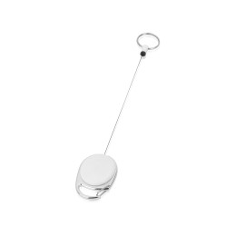 Ретрактор «Слип» с кольцом, белый/серебристый
