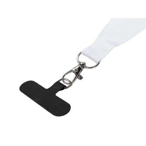Ланъярд 2 см под сублимацию с карабином и узким держателем для телефона из ПЭ