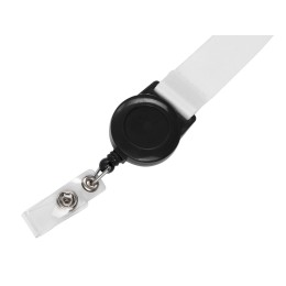 Ланъярд 2 см с ретрактором, черный