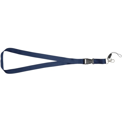 Шнурок Sagan с отстегивающейся пряжкой, держатель для телефона, темно-синий