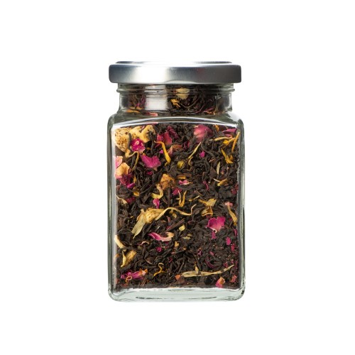 Чай черный, серия "Bouquet", манго-маракуйя, стеклянная банка (Р)