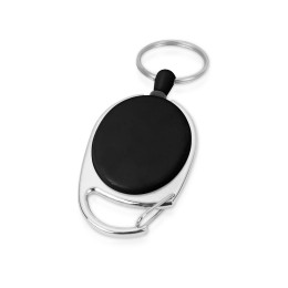 Ретрактор «Слип» с кольцом, черный