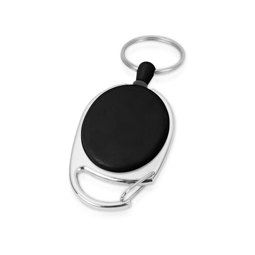 Ретрактор «Слип» с кольцом, черный