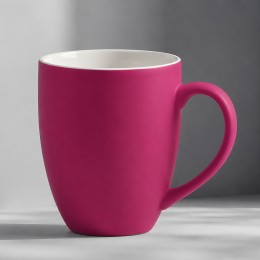Кружка с покрытием soft-touch “Tulip Gum”, фуксия