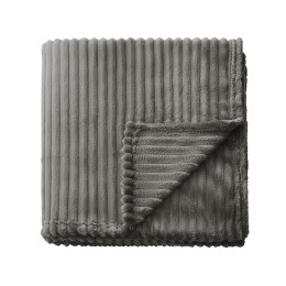 Плед Wave флисовый, серый