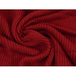 Плед акриловый Chain, бордовый