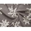 Плед Snowflake новогодний