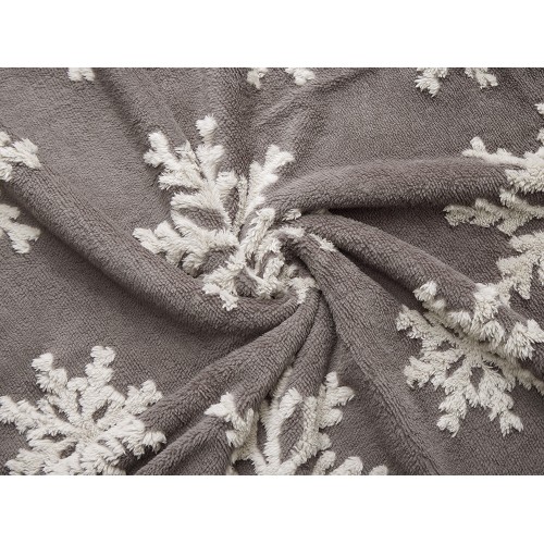 Плед Snowflake новогодний