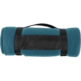 Плед «Нежность», серо-синий