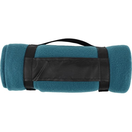 Плед «Нежность», серо-синий