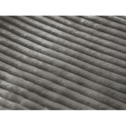 Плед Wave флисовый, серый