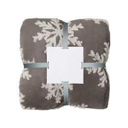 Плед Snowflake новогодний