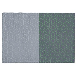 Светящийся в темноте плед Lattice черный