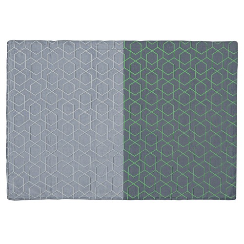 Светящийся в темноте плед Lattice черный