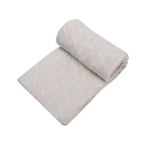 Светящийся в темноте плед Lattice бежевый