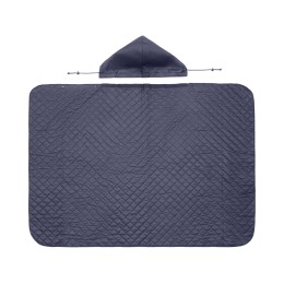 Пончо Cappy с капюшоном на липучке в мешке, темно-синий