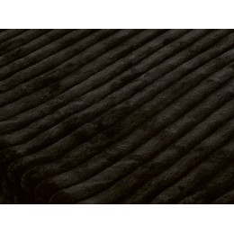 Плед Wave флисовый, черный