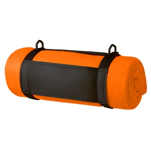 Плед «Нежность» с плечевым ремнем, оранжевый