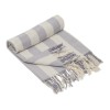 Плед Reglet, 130x150 см ( с учетом бахромы) 100% хлопок, серый