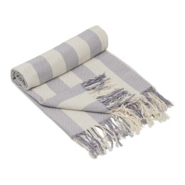 Плед Reglet, 130x150 см ( с учетом бахромы) 100% хлопок, серый