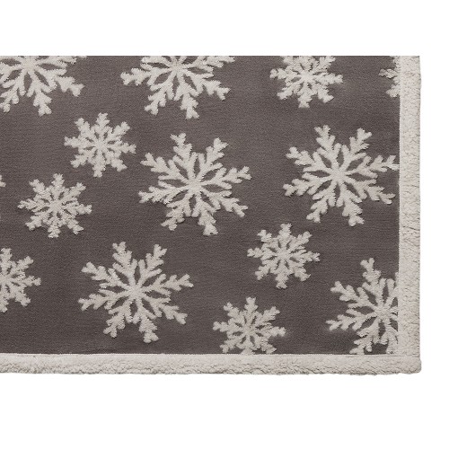 Плед Snowflake новогодний