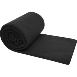 Huggy флисовое одеяло 220x250 см - сплошной черный